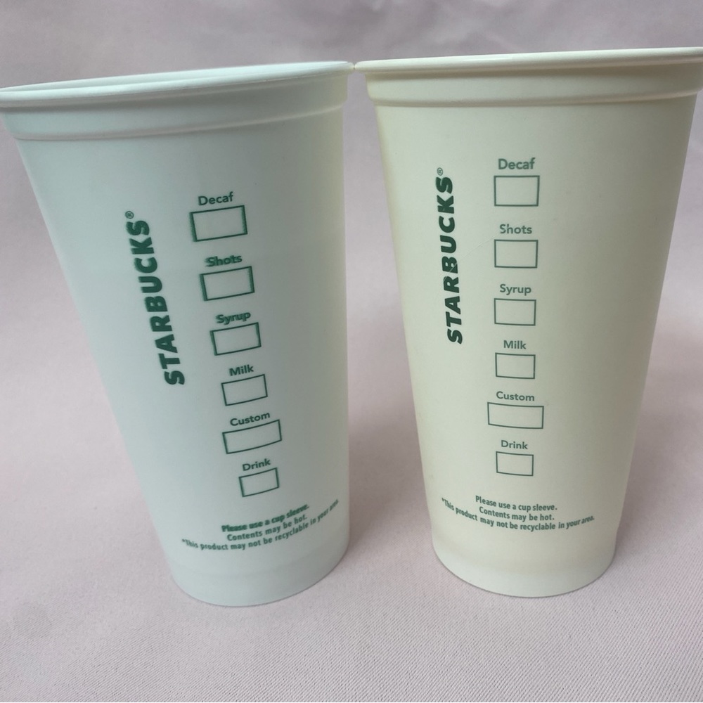 Starbucks Classic Siren Logo Reusable Cups Grande 16oz Hot Cups - Picture 4 of 9